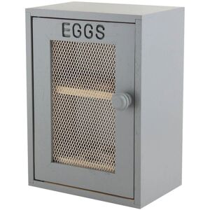 Rubber Wood Egg Cabinet Charcoal - Apollo Rubber Wood Egg Cabinet Charcoal - Apollo