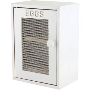 Rubber Wood Egg Cabinet White - Apollo Rubber Wood Egg Cabinet White - Apollo