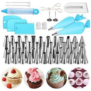 TONCHEAN Barbecue Utensil--62 Pieces Pastry Nozzles, Pastry Kit 25 Nozzles, Silicone Piping Bag, Icing Spatula & Cake Scraper, Pastry Accessories for TONCHEAN Barbecue Utensil--62 Pieces Pastry Nozzles, Pastry Kit 25 Nozzles, Silicone Piping Bag, Icing Spatula & Cake Scraper, Pastry Accessories for