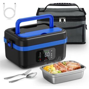 TLILY Cordless Electric Lunch Box, Rechargeable Self-Heating Food Warmer with 16000mAh Battery,for Work/Travel/Car/Office(US) TLILY Cordless Electric Lunch Box, Rechargeable Self-Heating Food Warmer with 16000mAh Battery,for Work/Travel/Car/Office(US)