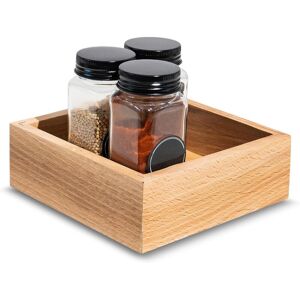 Creative Deco Beech Storage Box 15x15x5 cm - Storage Box Creative Deco Beech Storage Box 15x15x5 cm - Storage Box