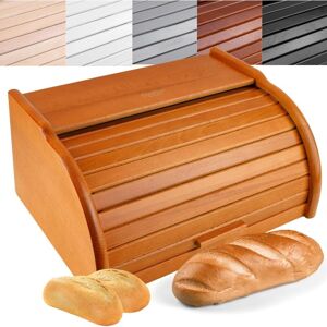 CREATIVE HOME Beech Wood Bread Box Alder 38 x 28.5 x 17.5 cm CREATIVE HOME Beech Wood Bread Box Alder 38 x 28.5 x 17.5 cm