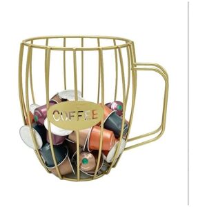 Csparkv - 12x18cm Coffee Capsule Holder, Metal Coffee Pod Holder, Coffee Capsules Storage Basket for Kitchen Countertop, Coffee Bar, Coffee Station Csparkv - 12x18cm Coffee Capsule Holder, Metal Coffee Pod Holder, Coffee Capsules Storage Basket for Kitchen Countertop, Coffee Bar, Coffee Station
