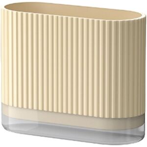 Csparkv - Beige Plastic Utensil Holder, Kitchen Cutlery Drainer Kitchen Utensil Holder Pastable Spoon Holder for Home 13.7 x 16.5 x 8cm Csparkv - Beige Plastic Utensil Holder, Kitchen Cutlery Drainer Kitchen Utensil Holder Pastable Spoon Holder for Home 13.7 x 16.5 x 8cm