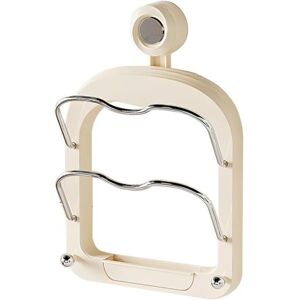 Csparkv - Pot Lid Holder, 2-Tier Suction Cup Wall Mounted Pot Lid Rack, Punch-Free Storage Rack for Kitchen Cupboard or Pantry Csparkv - Pot Lid Holder, 2-Tier Suction Cup Wall Mounted Pot Lid Rack, Punch-Free Storage Rack for Kitchen Cupboard or Pantry