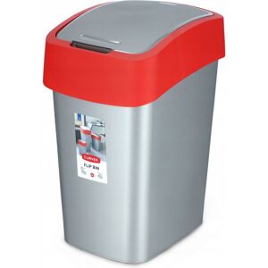Curver Flip Bin 25L waste container, red Curver Flip Bin 25L waste container, red