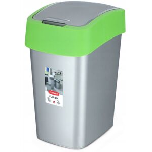 Curver Flip Bin 50L waste container, green Curver Flip Bin 50L waste container, green