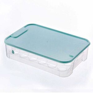 Linghhang - shining house Egg Box with 24 Grids Large Capacity Single Layer Plastic Egg Box Organizer Egg Container Storage Box for Refrigerator Linghhang - shining house Egg Box with 24 Grids Large Capacity Single Layer Plastic Egg Box Organizer Egg Container Storage Box for Refrigerator