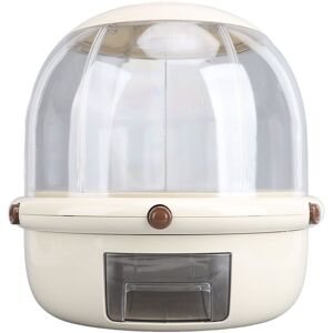 Groofoo - Grain Dispenser 360 Degree Rotating 6 Compartment Dual Layer Rice Beans Dry Food Storage Container for Kitchen Counter Organization Groofoo - Grain Dispenser 360 Degree Rotating 6 Compartment Dual Layer Rice Beans Dry Food Storage Container for Kitchen Counter Organization