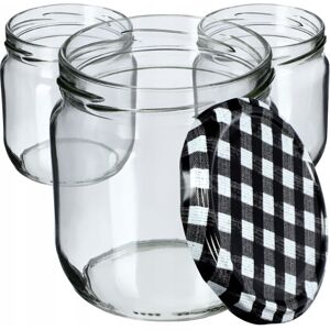 KADAX 48x Mason Jars 425 ml, Glass, for Mason Jars, Pickles, Honey, Capsules, Fi82 KADAX 48x Mason Jars 425 ml, Glass, for Mason Jars, Pickles, Honey, Capsules, Fi82