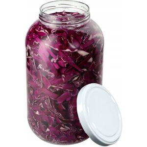 KADAX 4L preserving jars, Weck jars, 100 mm diameter, 1 piece, white lid KADAX 4L preserving jars, Weck jars, 100 mm diameter, 1 piece, white lid