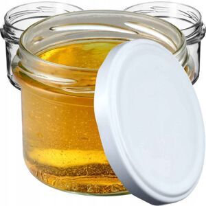 KADAX 50x Glass Jars 235 ml for Preserving Jam and Pâté, Lids Fi82 KADAX 50x Glass Jars 235 ml for Preserving Jam and Pâté, Lids Fi82