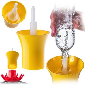 KADAX Bottle Washer for Glass Bottles, Plastic Bottle Cleaner for Quickly Washing Wine, Beer & Juice Bottles, Bottle Cleaning, 23 x 13 cm KADAX Bottle Washer for Glass Bottles, Plastic Bottle Cleaner for Quickly Washing Wine, Beer & Juice Bottles, Bottle Cleaning, 23 x 13 cm