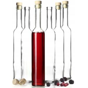 KADAX glass bottles with cork stopper, 500 ml, 6 pieces KADAX glass bottles with cork stopper, 500 ml, 6 pieces
