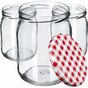 KADAX Jam Jars 540 ml with Screw Lids, Jam Jars, Preserving Jars for Pickles (48 Pieces) KADAX Jam Jars 540 ml with Screw Lids, Jam Jars, Preserving Jars for Pickles (48 Pieces)