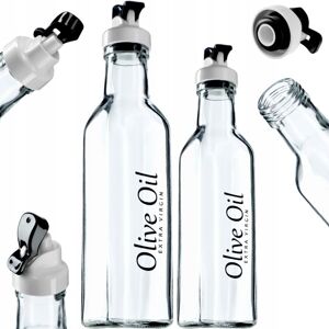 KADAX Olive Oil & Vinegar Bottle 0.5 l + 0.25 l with Glass Oil Dispenser, 2 Pieces KADAX Olive Oil & Vinegar Bottle 0.5 l + 0.25 l with Glass Oil Dispenser, 2 Pieces