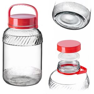 KADAX preserving jar, glass, 5 l, with lid and handle, for pickling cabbage, for cucumbers KADAX preserving jar, glass, 5 l, with lid and handle, for pickling cabbage, for cucumbers