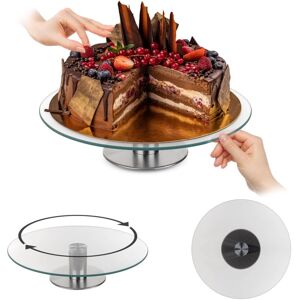 KADAX Rotating Glass Cake Stand 28 cm KADAX Rotating Glass Cake Stand 28 cm