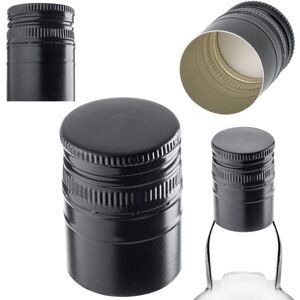 KADAX screw caps, 100 pieces, 31.5x44mm for bottles, aluminum bottle stopper, twist cap, screw lid for wine bottles, juice bottles & liqueur bottles KADAX screw caps, 100 pieces, 31.5x44mm for bottles, aluminum bottle stopper, twist cap, screw lid for wine bottles, juice bottles & liqueur bottles