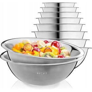 KADAX Stainless Steel Bowl, Mixing Bowl, Salad Bowl with High Rim, Multifunctional Kitchen Bowl KADAX Stainless Steel Bowl, Mixing Bowl, Salad Bowl with High Rim, Multifunctional Kitchen Bowl