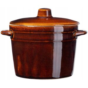 KADAX stoneware pot, ceramic pot with side handles and lid, 1.5L KADAX stoneware pot, ceramic pot with side handles and lid, 1.5L