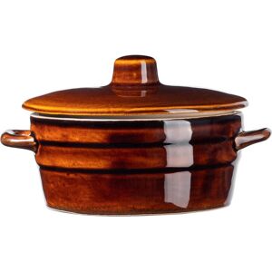 KADAX stoneware pot, ceramic pot with side handles and lid, 1L KADAX stoneware pot, ceramic pot with side handles and lid, 1L