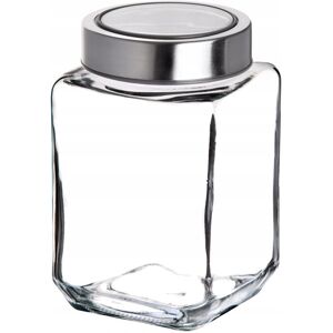 KADAX storage jar with plastic lid, transparent, 1000 ml, grey KADAX storage jar with plastic lid, transparent, 1000 ml, grey