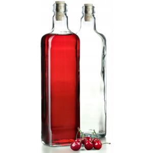 KADAX Transparent Liquor Bottles, 700 ml, 2 pieces KADAX Transparent Liquor Bottles, 700 ml, 2 pieces