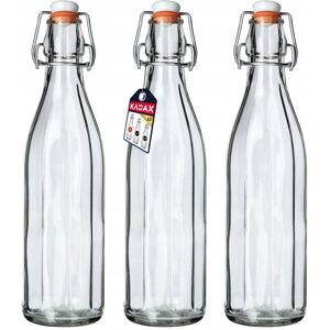 KADAX Universal Bottle with Swing Top Closure, 1000ml, 3 Pieces KADAX Universal Bottle with Swing Top Closure, 1000ml, 3 Pieces