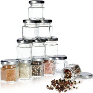 KADAX Universal Spice Jar Set, 30ml, Containers for Spices, Storage Jar Set, Glass Jars for Confectionery KADAX Universal Spice Jar Set, 30ml, Containers for Spices, Storage Jar Set, Glass Jars for Confectionery