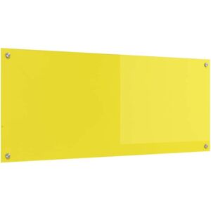 Kitchen Backsplash Yellow 120 x 50 x 0.6 cm Tempered Glass Vidaxl Kitchen Backsplash Yellow 120 x 50 x 0.6 cm Tempered Glass Vidaxl
