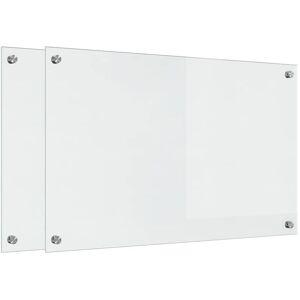 Kitchen Backsplash Transparent 80 x 50 cm Tempered Glass vidaXL Kitchen Backsplash Transparent 80 x 50 cm Tempered Glass vidaXL