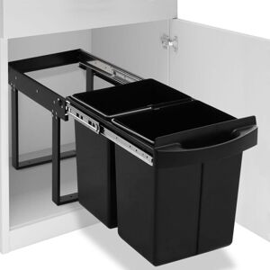 vidaXL Waste Container Extendable Soft-Close - Waste Container vidaXL Waste Container Extendable Soft-Close - Waste Container