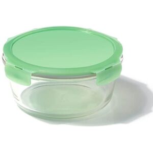 LOCK & LOCK LocknLock Eco 950ml Round Oven Glass Container LOCK & LOCK LocknLock Eco 950ml Round Oven Glass Container