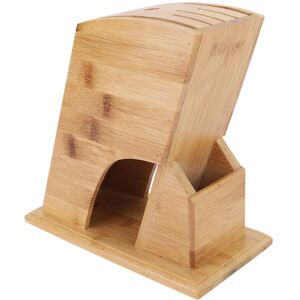 GROOFOO Multifunctional Bamboo Knife Holder Kitchen Utensil Storage Rack Shelf Stand GROOFOO Multifunctional Bamboo Knife Holder Kitchen Utensil Storage Rack Shelf Stand