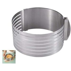 YMYNY Mumu Adjustable Stainless Steel Layer Mousse Cake Slicer Kit, 9-12 Inch YMYNY Mumu Adjustable Stainless Steel Layer Mousse Cake Slicer Kit, 9-12 Inch