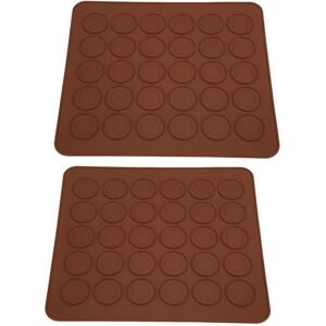 TEHTUY Non-stick silicone baking mat for macarons, 30 holes, kitchen tool accessory for dessert making TEHTUY Non-stick silicone baking mat for macarons, 30 holes, kitchen tool accessory for dessert making