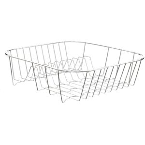 Premier Housewares - Chrome Square Dish Drainer Premier Housewares - Chrome Square Dish Drainer
