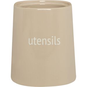 Premier Housewares - Fletcher Beige Ceramic Utensil Jar Premier Housewares - Fletcher Beige Ceramic Utensil Jar