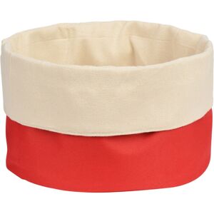 Premier Housewares - Red and Cream Folded Design Bread Basket Premier Housewares - Red and Cream Folded Design Bread Basket