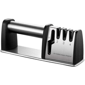 Gotrays - Professional Knife Sharpener, Knife Sharpener, 4-in-1 Kitchen Sharpener Diamond Tungsten Steel, Manual Knife Sharpeners with Non-Slip Base, Gotrays - Professional Knife Sharpener, Knife Sharpener, 4-in-1 Kitchen Sharpener Diamond Tungsten Steel, Manual Knife Sharpeners with Non-Slip Base,