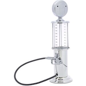 RELAXDAYS 2x drink dispenser, vintage petrol pump, beverage tower, water and juice dispenser, bar, 900 ml, chrome, HxD: 48 x 14 cm RELAXDAYS 2x drink dispenser, vintage petrol pump, beverage tower, water and juice dispenser, bar, 900 ml, chrome, HxD: 48 x 14 cm