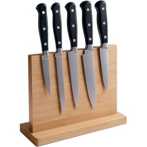 Relaxdays Bamboo Magnetic Knife Block - Compact and Stylish Storage Relaxdays Bamboo Magnetic Knife Block - Compact and Stylish Storage