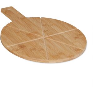 RELAXDAYS 2 x pizza serving board, bamboo, Ø 30 cm, for cheese, pizza & fruit, chopping board with handle, round, natural RELAXDAYS 2 x pizza serving board, bamboo, Ø 30 cm, for cheese, pizza & fruit, chopping board with handle, round, natural