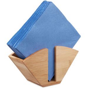 Relaxdays Wooden Napkin Holder, Bamboo Coffee Filter Dispenser, Napkin Stand, HxWxD: 11 x 20 x 7.5 cm, Natural Relaxdays Wooden Napkin Holder, Bamboo Coffee Filter Dispenser, Napkin Stand, HxWxD: 11 x 20 x 7.5 cm, Natural