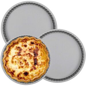 STORM TRADING GROUP 1 x Round Quiche Flan Tin (23.5cm) With Non-Stick Coating & Exceptional Release STORM TRADING GROUP 1 x Round Quiche Flan Tin (23.5cm) With Non-Stick Coating & Exceptional Release