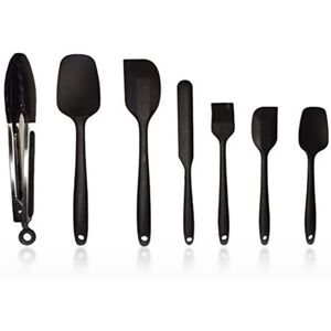 TLILY Silicone Spatulas with Tong - High Heat Resistant Dishwasher Safe Spatula Kitchen Utensils for Cooking, Baking, Mixing TLILY Silicone Spatulas with Tong - High Heat Resistant Dishwasher Safe Spatula Kitchen Utensils for Cooking, Baking, Mixing