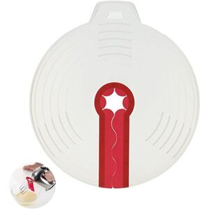 Linghhang - Silicone Splash Guard Lid Splash Protection Cover Silicone Mixing Bowl Lid to Avoid Annoying Splashes Egg Bowl Whisk Kitchen Tool Linghhang - Silicone Splash Guard Lid Splash Protection Cover Silicone Mixing Bowl Lid to Avoid Annoying Splashes Egg Bowl Whisk Kitchen Tool
