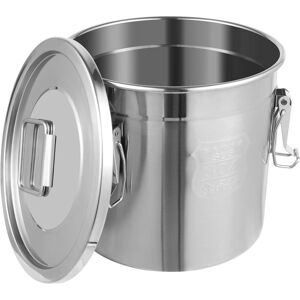 CNCEST Stainless Steel Airtight Canister for Kitchen, Rice Cereal Grain Canisters Container for Household Kitchen Food Bean Flour Oil Sugar Milk Cookie CNCEST Stainless Steel Airtight Canister for Kitchen, Rice Cereal Grain Canisters Container for Household Kitchen Food Bean Flour Oil Sugar Milk Cookie