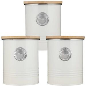 Typhoon - Living 3 Piece Storage Set Tea, Coffee & Sugar Cream Typhoon - Living 3 Piece Storage Set Tea, Coffee & Sugar Cream